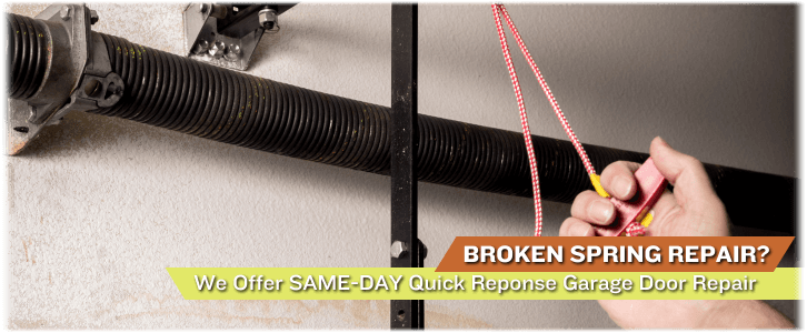 Broken Garage Door Spring Lancaster NY